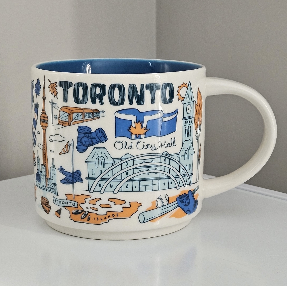 Toronto Souvenir Mug, Starbucks Been There Collection You Are Here Starbucks Mug